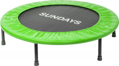 Батут Sundays Fitness D101 377042 зеленый