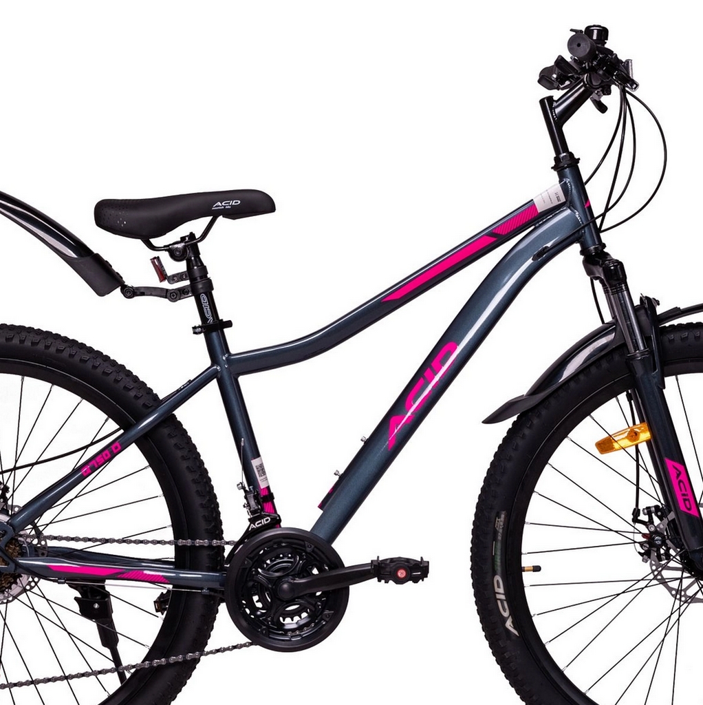 Велосипед 27,5" Acid Q 750 D 053978 Gray\Pink