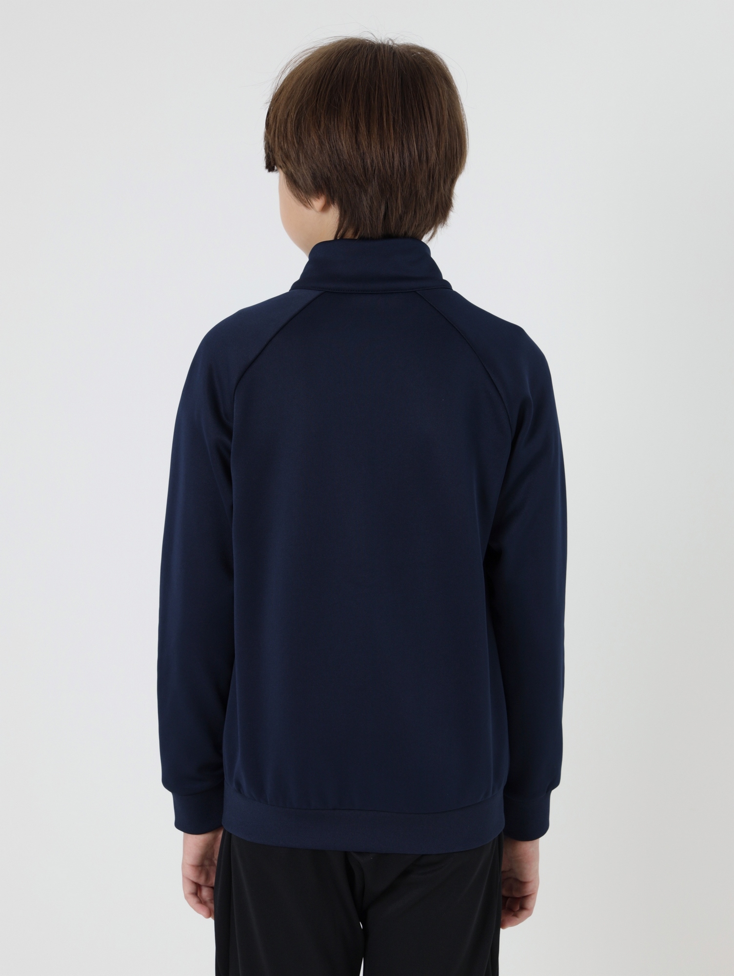 Детская олимпийка Kelme Children's Knitted Jacket (fleece) 7461WT3143-416 Dark Blue