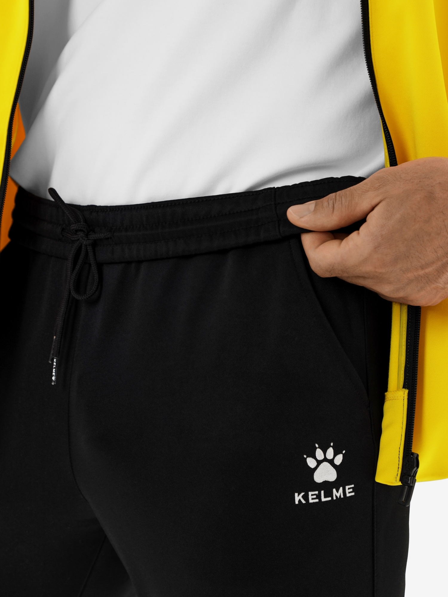 Спортивный костюм Kelme Tracksuit 3771200-712 Yellow\Black