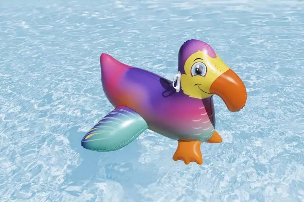 Надувная игрушка-наездник 141х113см, с ручками, до 45кг, от 3 лет Bestway Dandy Dodo 41504