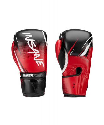 Перчатки боксерские 16 oz Insane IMPACT красный