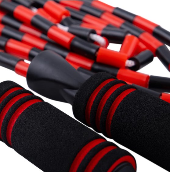 Скакалка скоростная в оплетке PRCTZ BEADED PLASTIC JUMP ROPE, 275 см PF2401