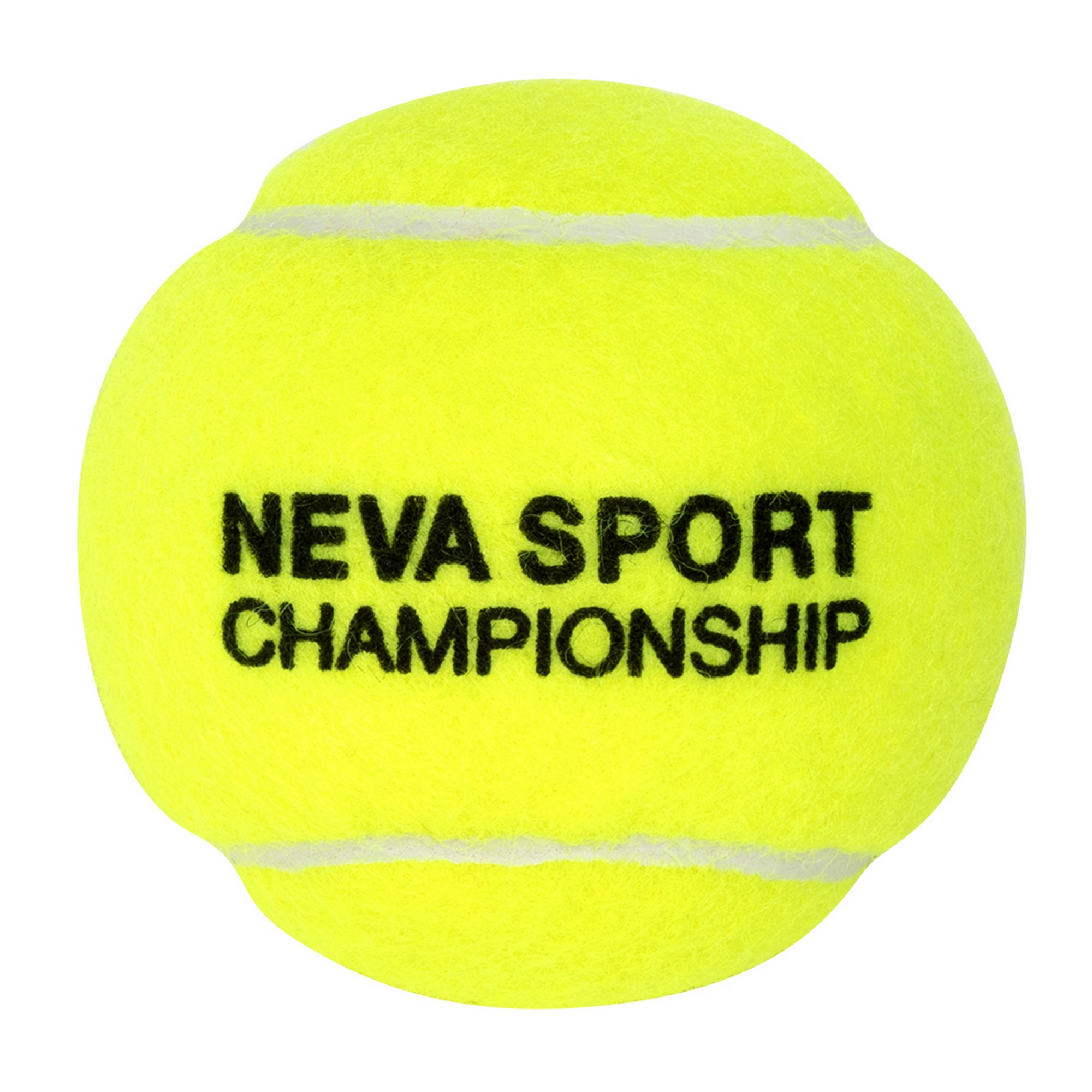 Мяч для большого тенниса Neva NS Championship 3B 124001 желтый