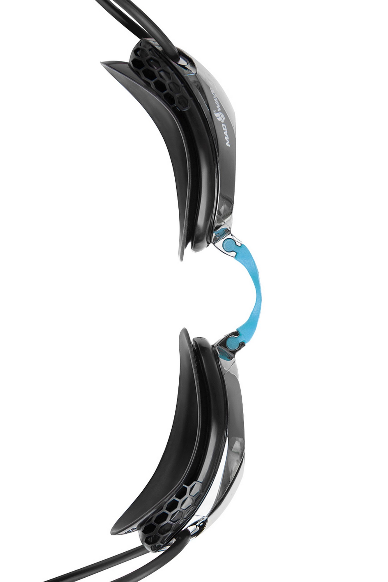 Очки для плавания Mad Wave Honey Mirror M0427 19 0 01W черный