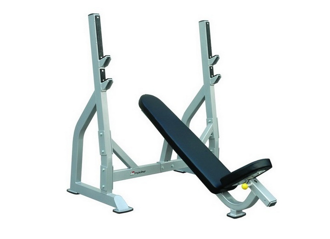 Олимпийская скамья с положительным наклоном для жима Impulse IFOIB | Premium Fitness