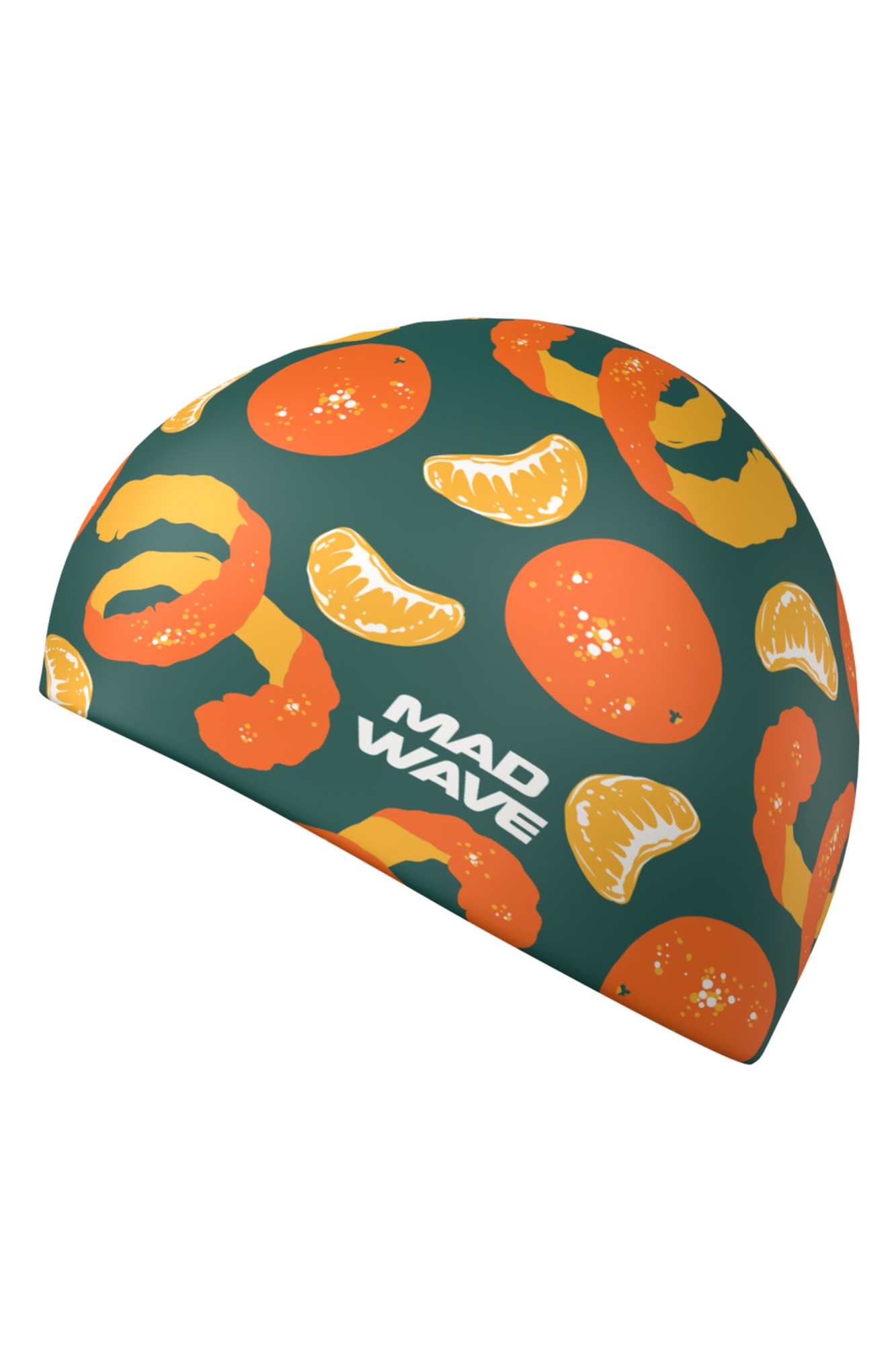 Силиконовая шапочка Mad Wave Happy New Year M0554 66 0 10W Зеленый