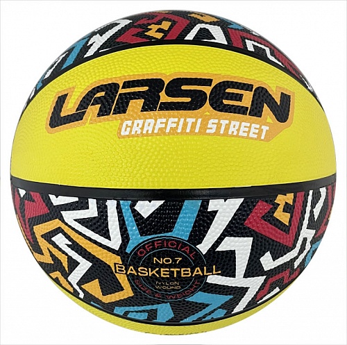 Мяч баскетбольный Larsen RB7 Graffiti Street Multycolor