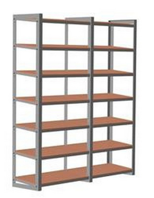 Стеллаж для хранения спортивной обуви на 50 пар 210x35x193 см 