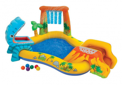 Игровой центр Intex Динозавр 249х191х109 см 57444