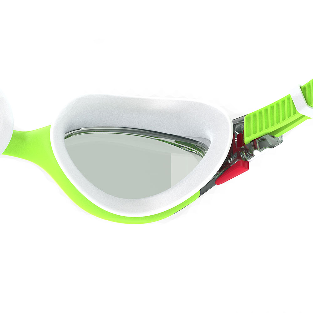 Очки для плавания Speedo Biofuse 2.0 8-00233217920 дымчатые линзы, зеленая оправа