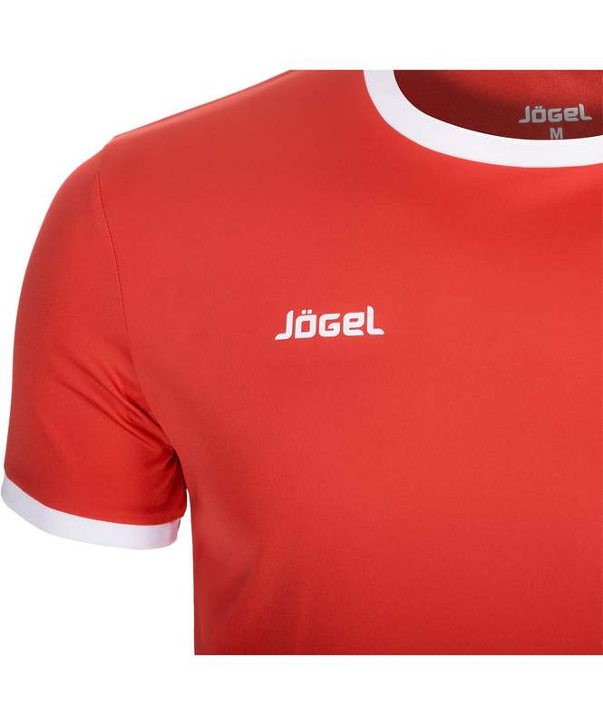 Футболка футбольная детская Jogel JFT-1010-021 красный\белый