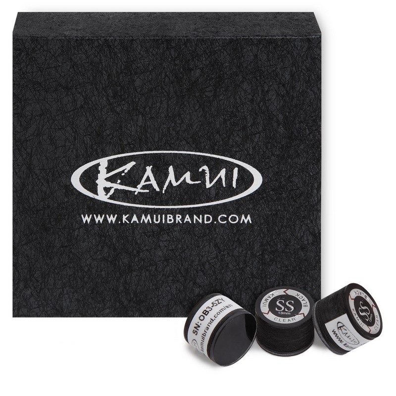Наклейка для кия Kamui Clear Black d13мм Super Soft 1шт 06667