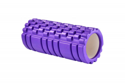 Ролик для йоги 30х10см Sportex E45951 фиолетовый