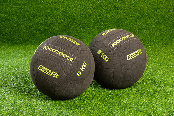 Медицинбол набивной кевларовый (Kevlar Wallball) Profi-Fit 6 кг