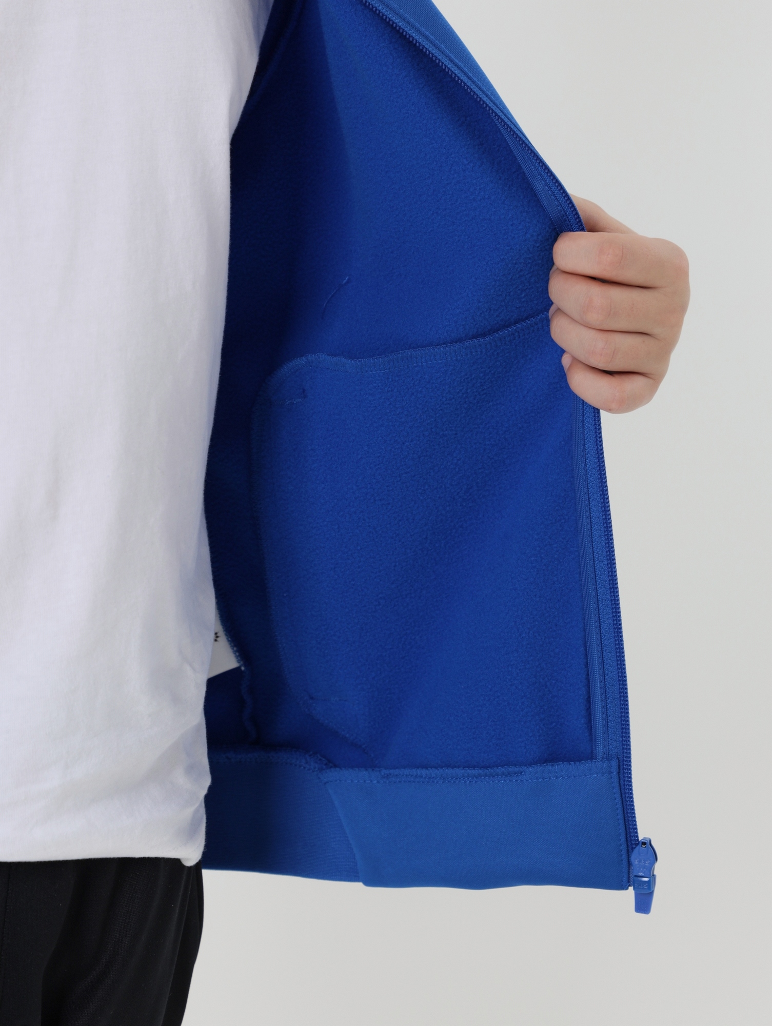 Детская олимпийка Kelme Children's Knitted Jacket (fleece) 7461WT3143-481 Blue