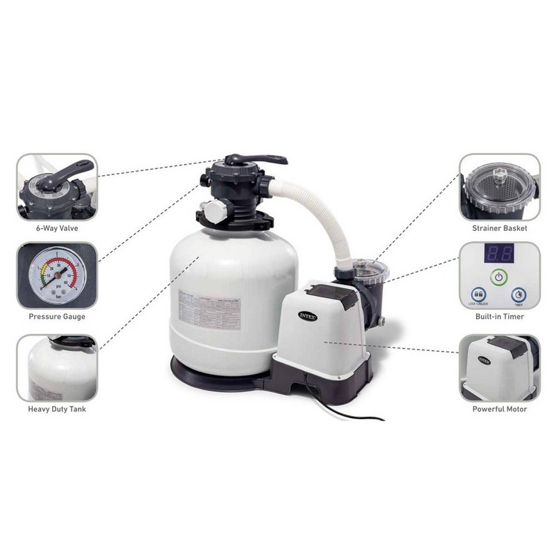 Песчаный фильтр-насос Intex 6,0 м3/ч 26646