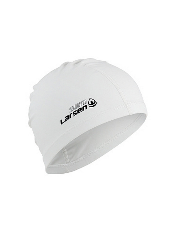 Шапочка плавательная Larsen Swim PU119 белый