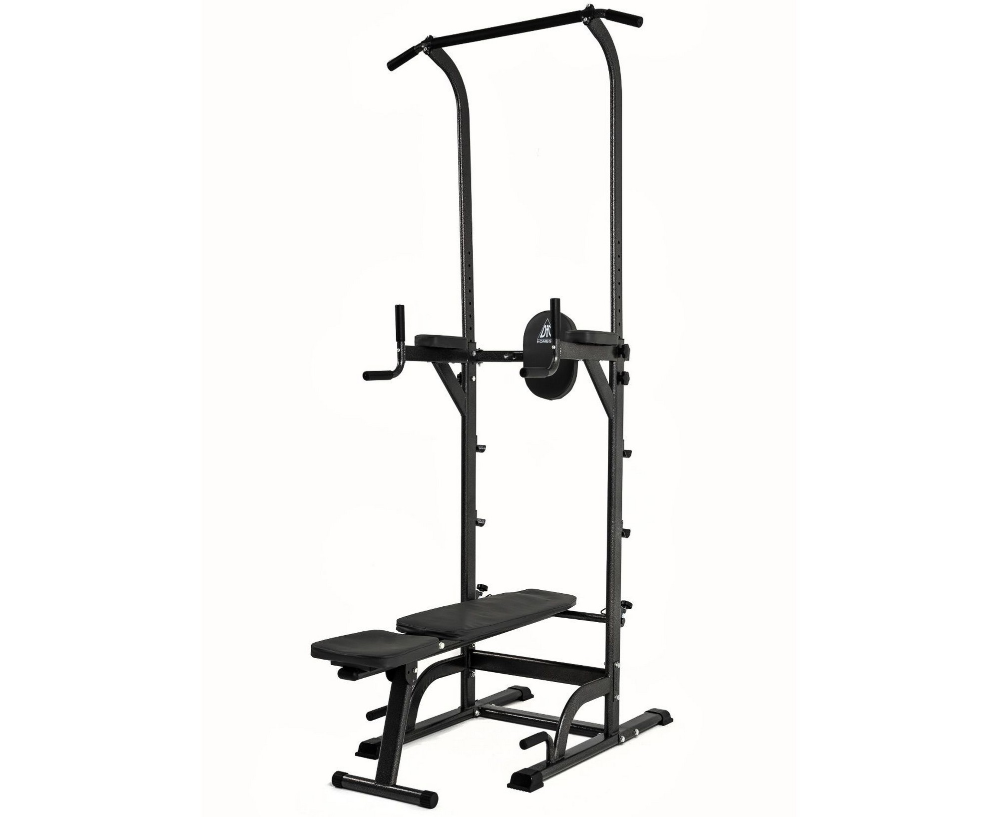 Турник-брусья со скамьей DFC Power Tower G004 | Premium Fitness