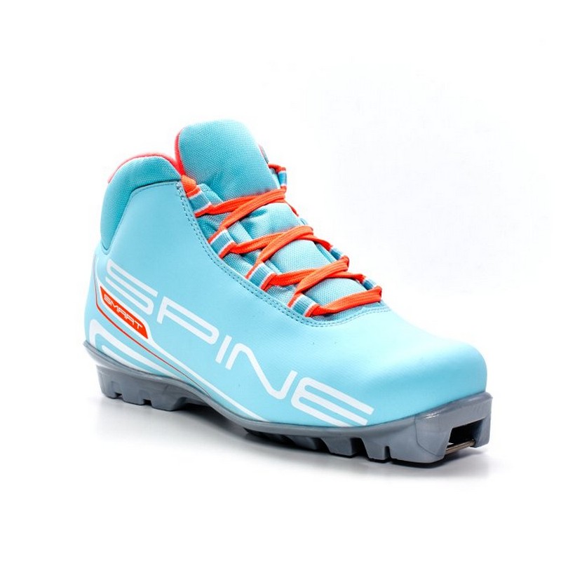 Лыжные ботинки SNS Spine Smart Lady 457/6M бирюзовый/белый