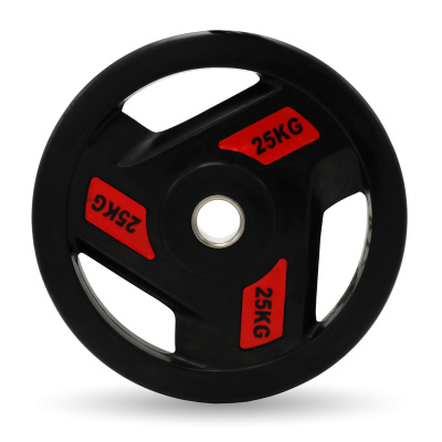 Диск обрезиненный c хватом 25кг, 51 мм UnixFit PRO DG25RUBPRD