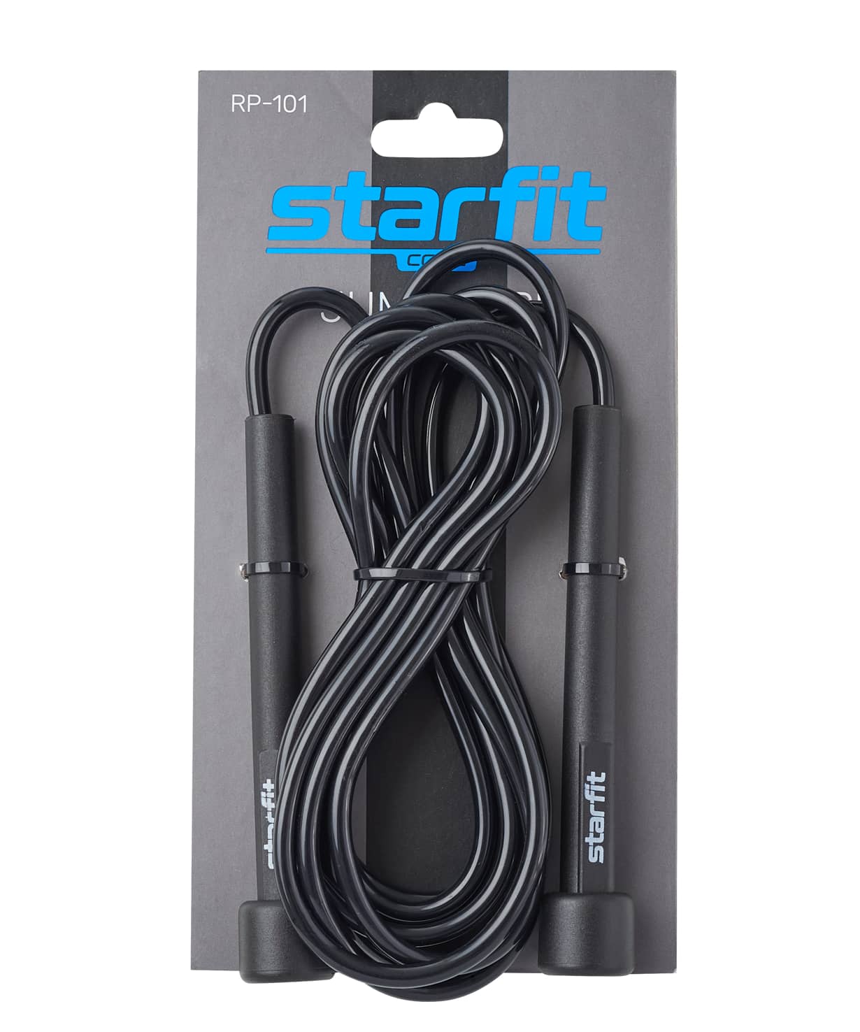 Скакалка Star Fit RP-101 черный, 3м