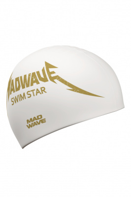 Силиконовая шапочка Mad Wave Swimstar M0555 33 0 02W белый