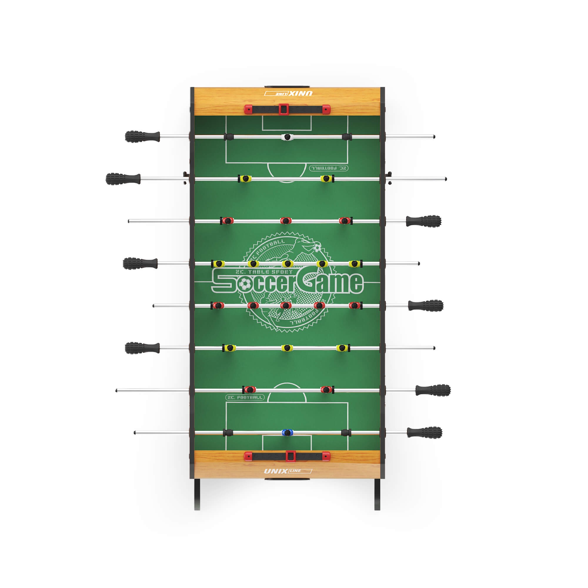 Игровой стол складной Unix Line Футбол - Кикер (122х61 cм) GTSFU122X61WD Wood