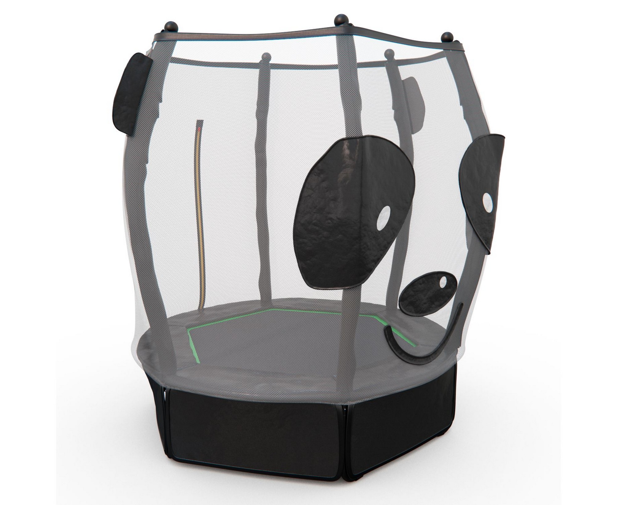 Батут детский с сеткой DFC ANIMALS PANDA 55" TX-B7108