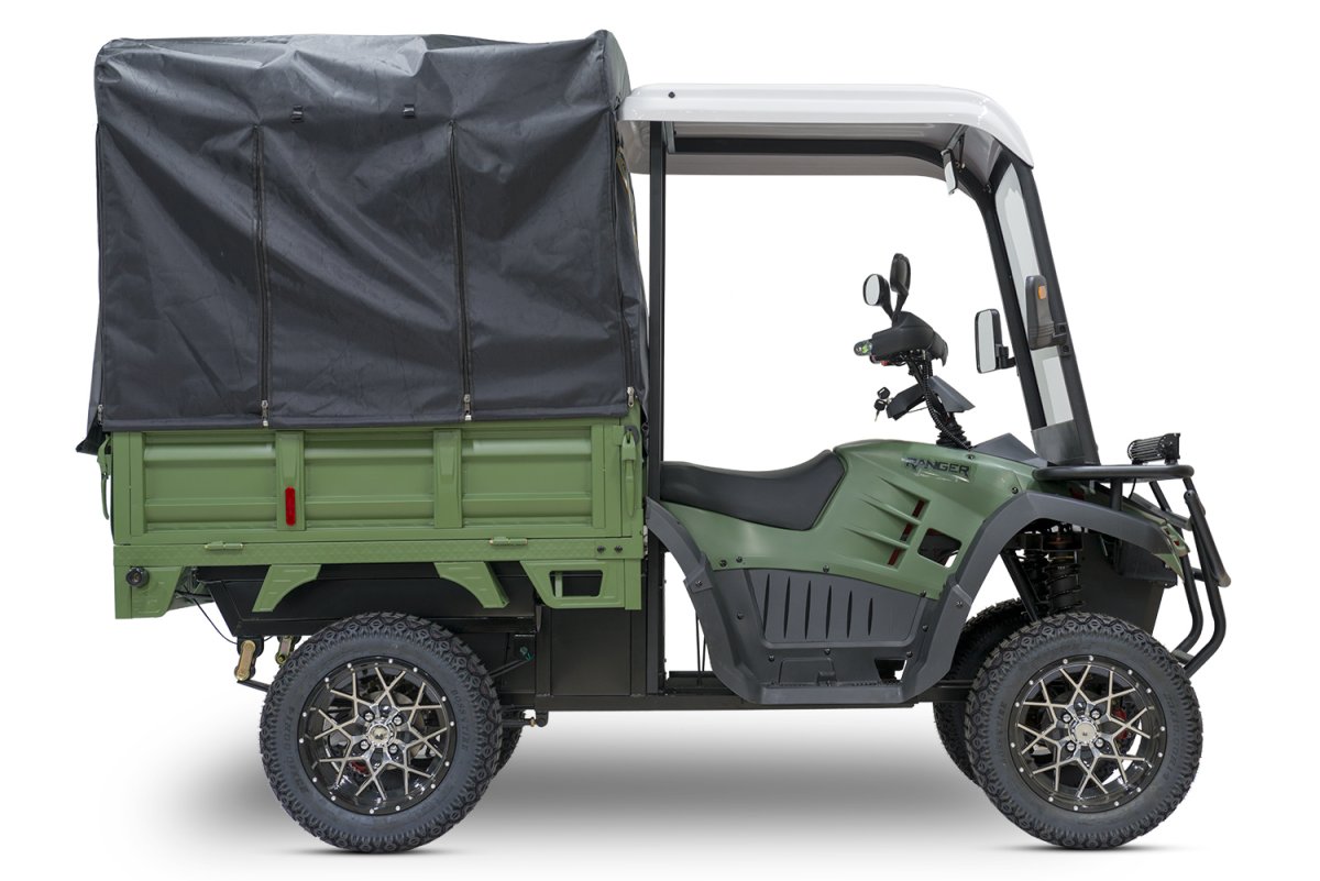 Грузовой электроквадроцикл RuTrike Рейнджер 026255-3232 зеленый