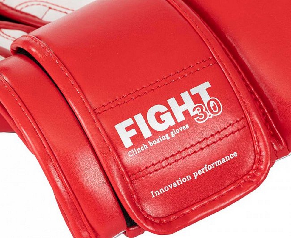 Перчатки боксерские Clinch Fight 3.0 C187 красно-белый