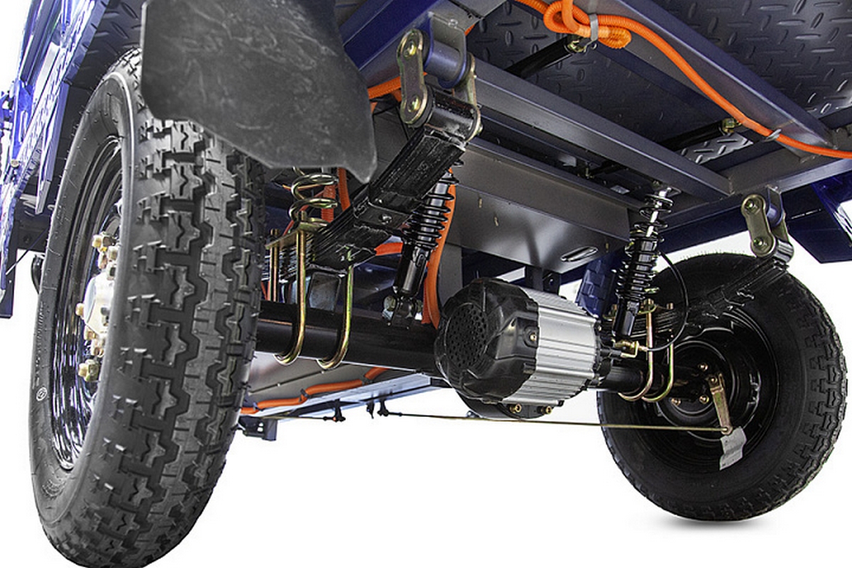 Грузовой электрический трицикл RuTrike D4 1800 60V1200W 021494-1980 зеленый