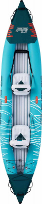 Надувная байдарка Kayak Glider-412 412x83х42см, весла, сиденья, киль, до 180кг Aqua Marina Glider-412 PA-25GD02