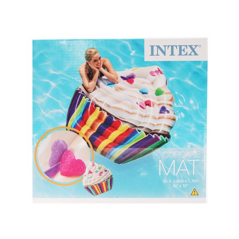 Надувной плотик Intex Кекс 142x135 см 58770