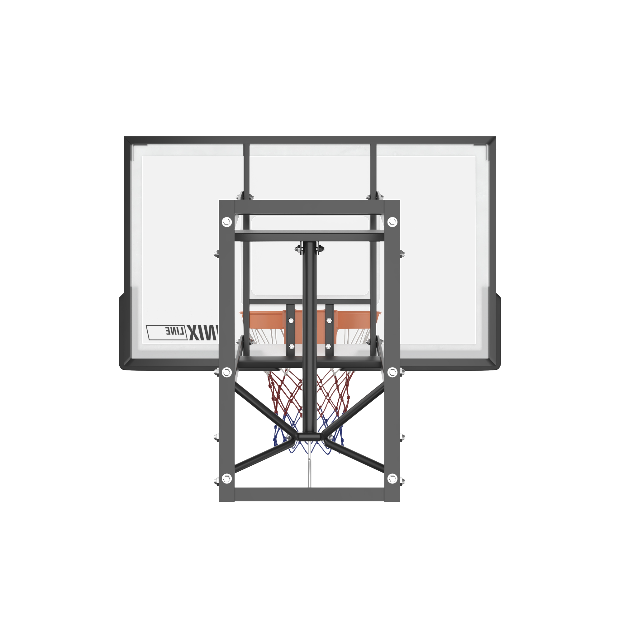 Баскетбольный щит регулируемый Unix Line B-Backboard-PC 50"x32" R45 BSBS50APCBK