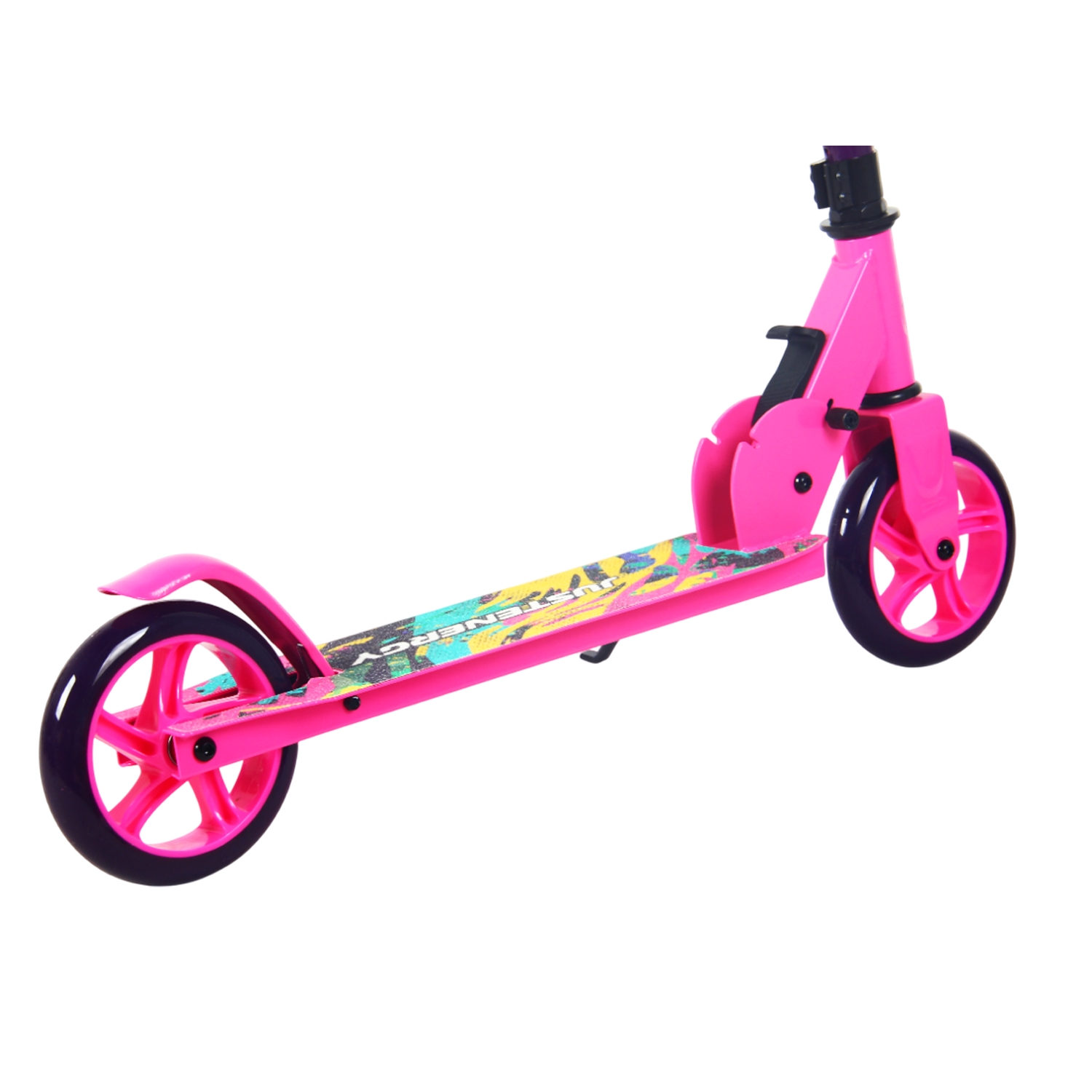 Самокат 145мм Sport Collection JE-SJE145-70 pink (фонарь и наклейка в подарок)