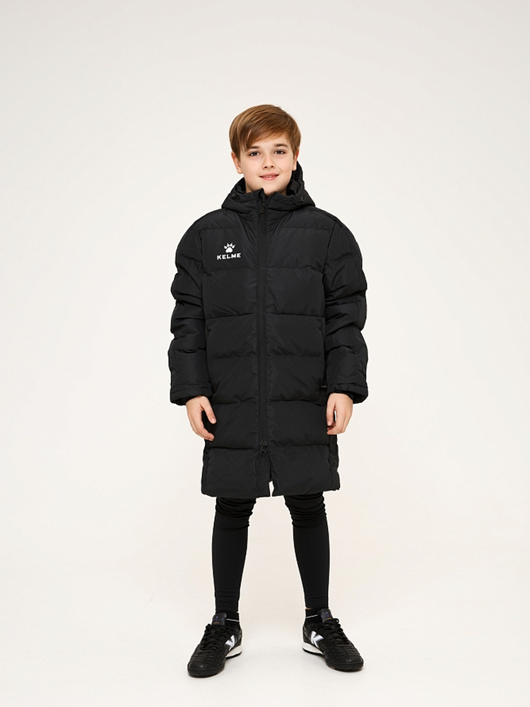 Детский пуховик Kelme Children's Long Cotton Clothes 8261MF3014-000 Black