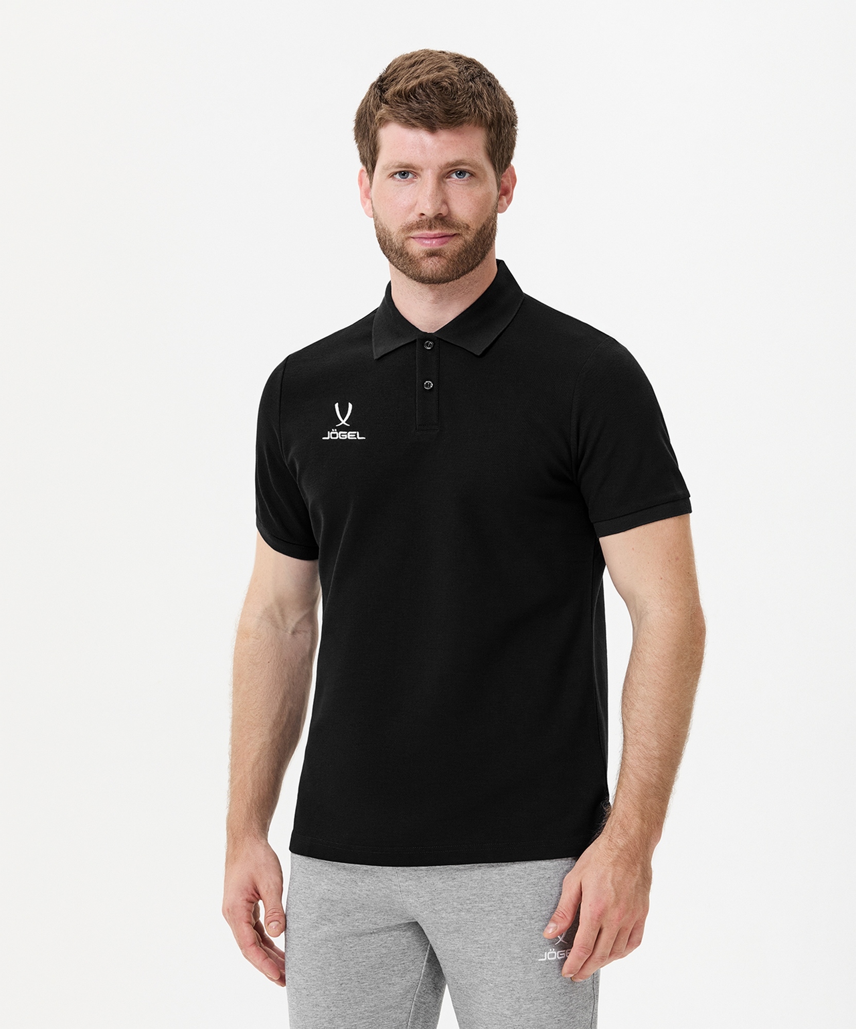 Поло Jogel ESSENTIAL CVC Polo, черный