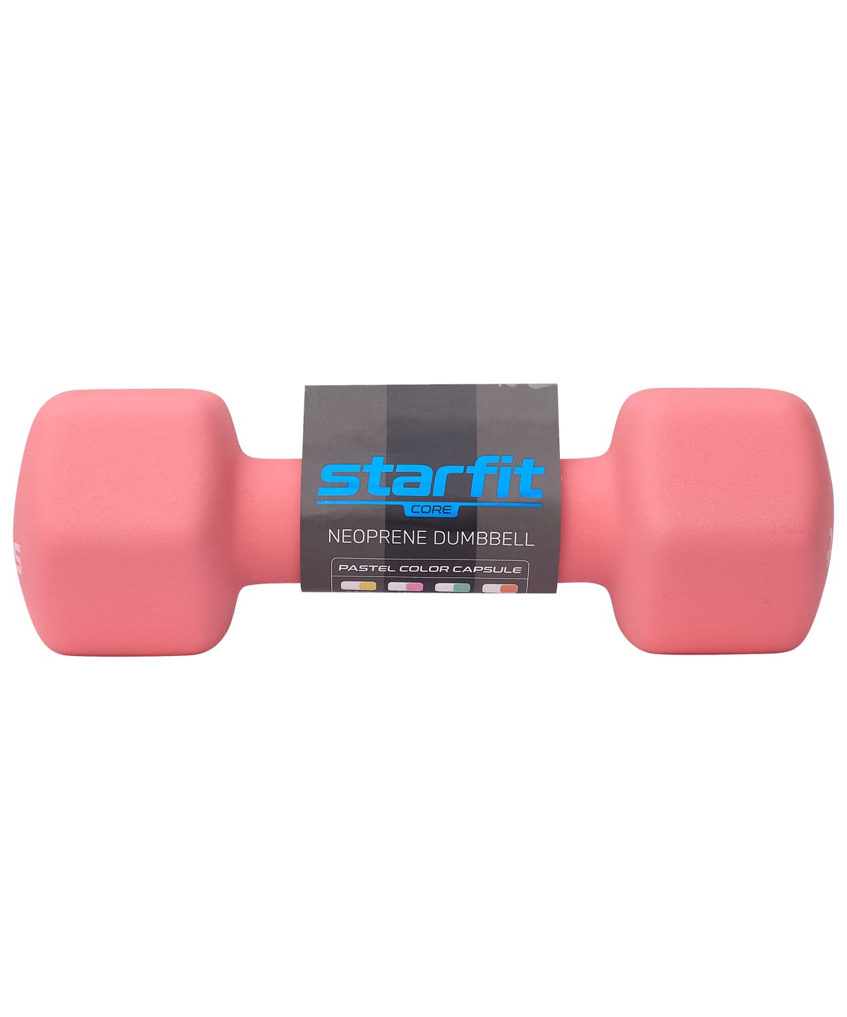 Гантель неопреновая Star Fit DB-201 3 кг, коралловый