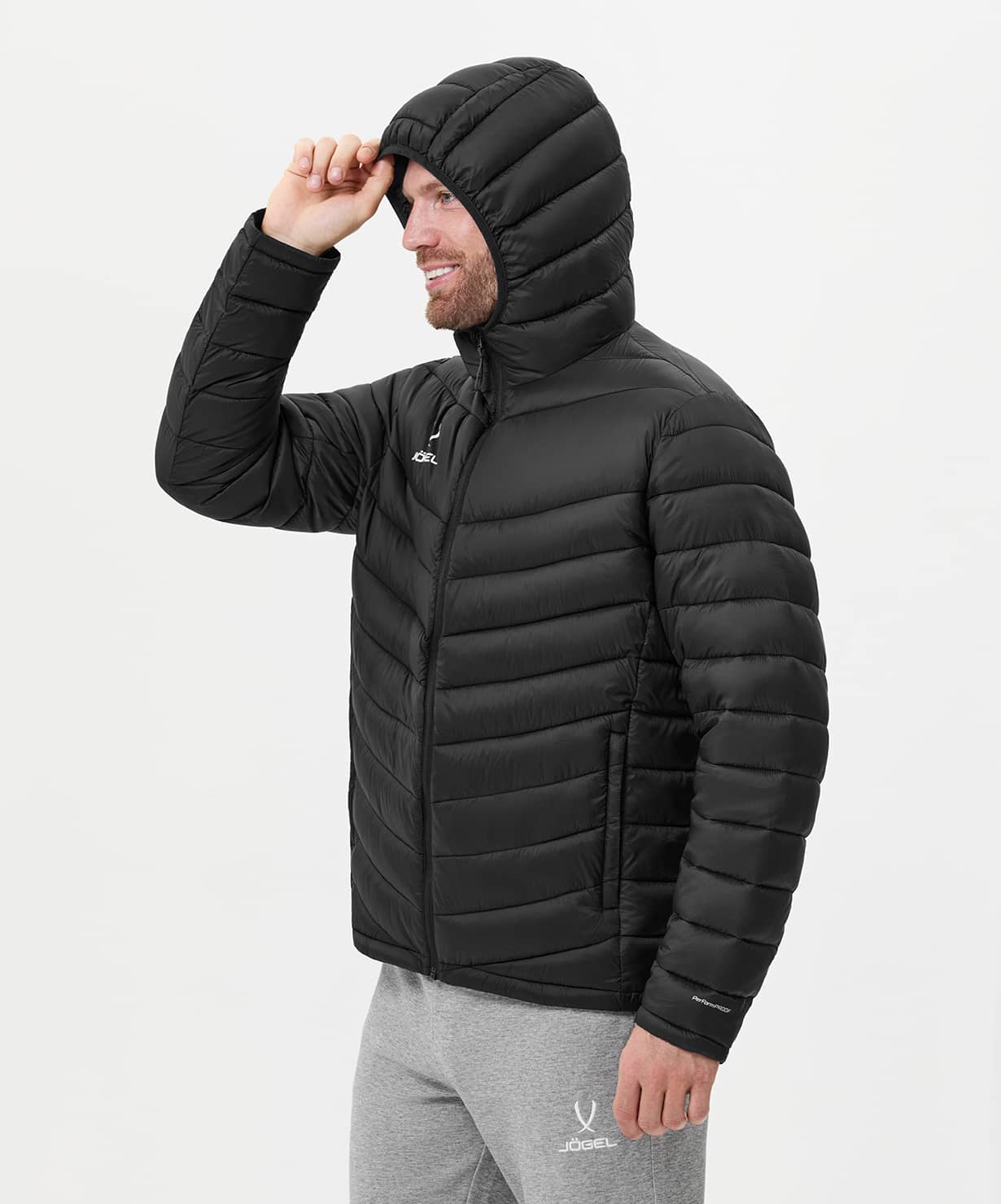 Куртка утепленная Jogel ESSENTIAL PerFormPROOF Light Padded Jacket, черный