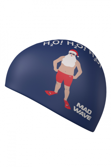 Силиконовая шапочка Mad Wave Happy New Year M0554 29 0 04W