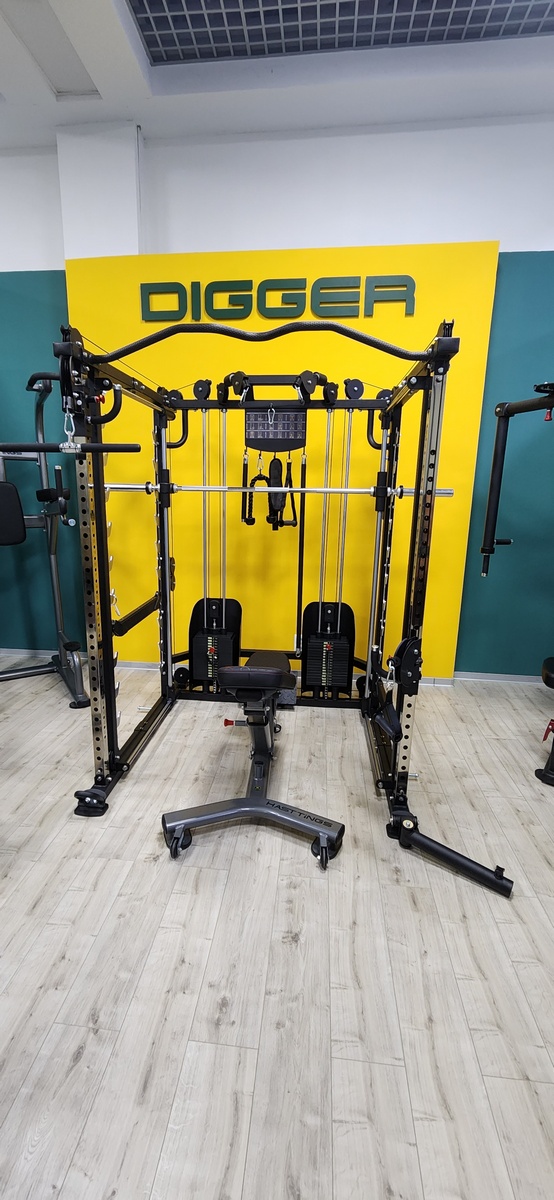 Мультикомплекс с 3d машиной Смита Hasttings Digger HD009-7 | Premium Fitness