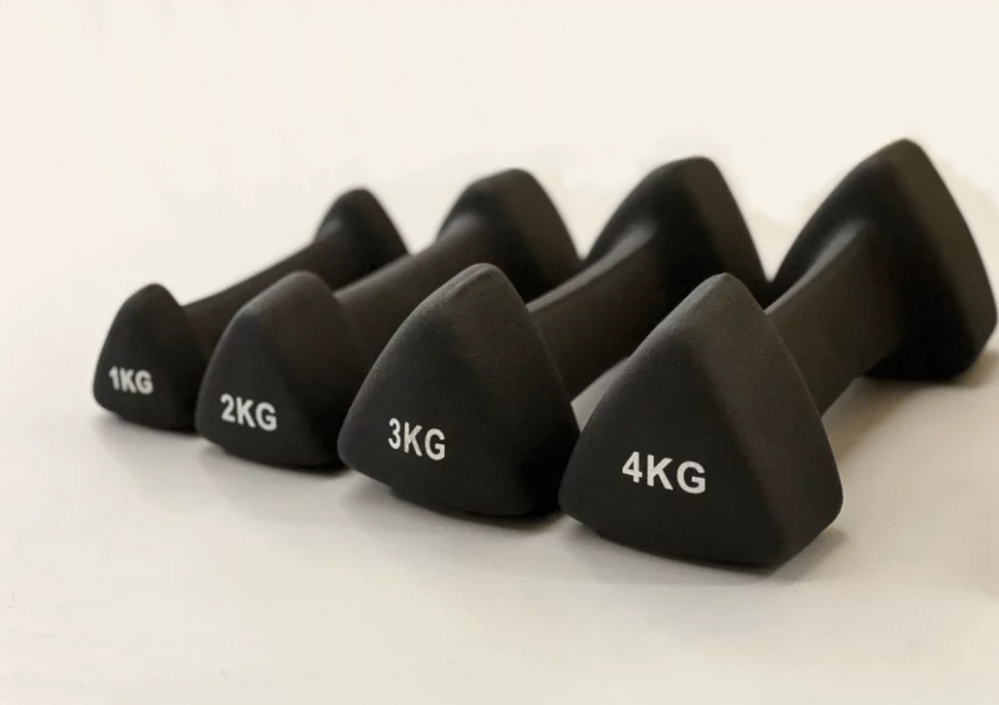 Гантели неопреновые от 1го до 10кг (10 пар) UltraGym UG1001C