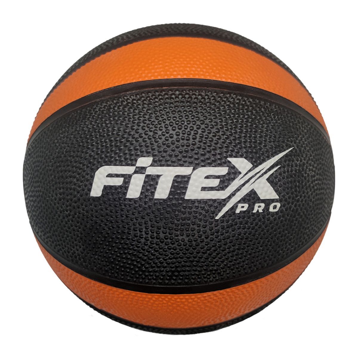 Медбол 1кг Fitex Pro FTX-1212-1kg черный с оранжевым