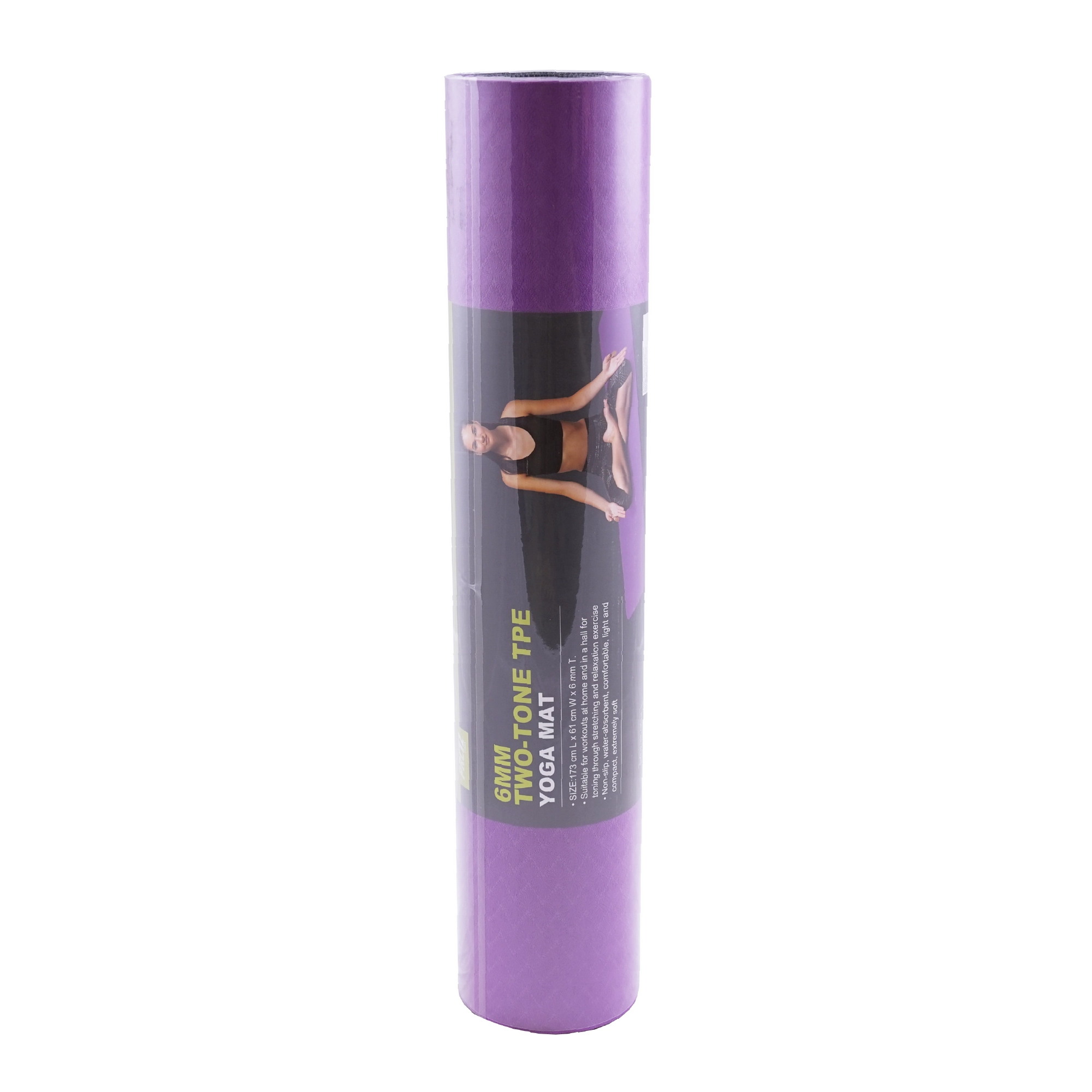 Коврик для йоги двухслойный 173х61х0,6см PRCTZ TWO TONE TPE YOGA MAT PY8470