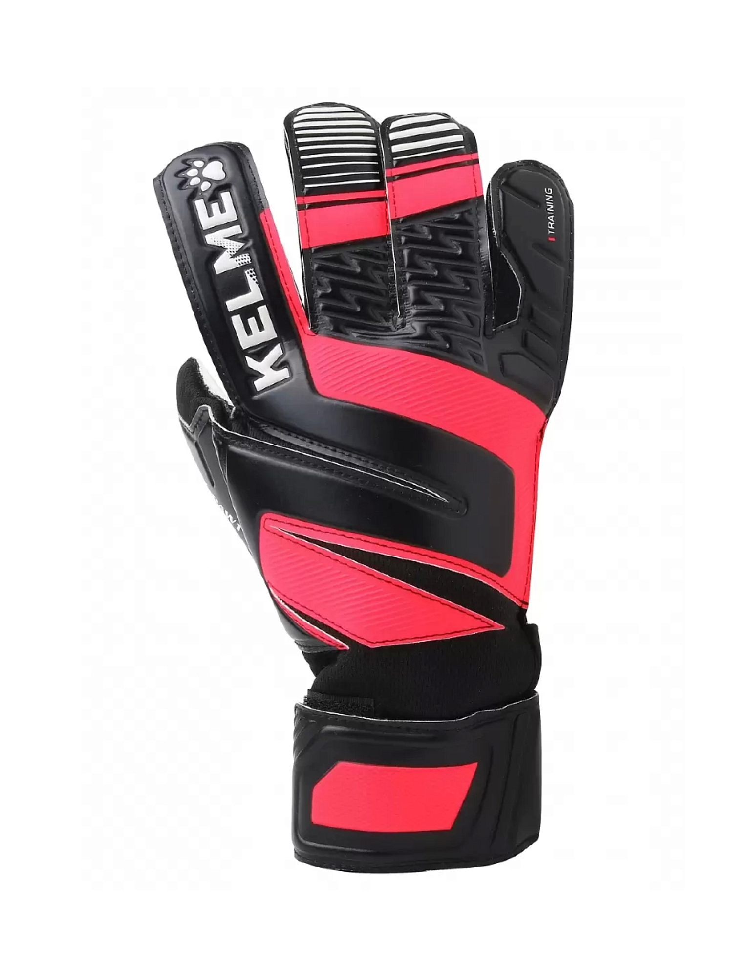 Перчатки вратарские Kelme Goalkeeper Gloves (Training Level) 8101ST5004-045 Black\Neon Red