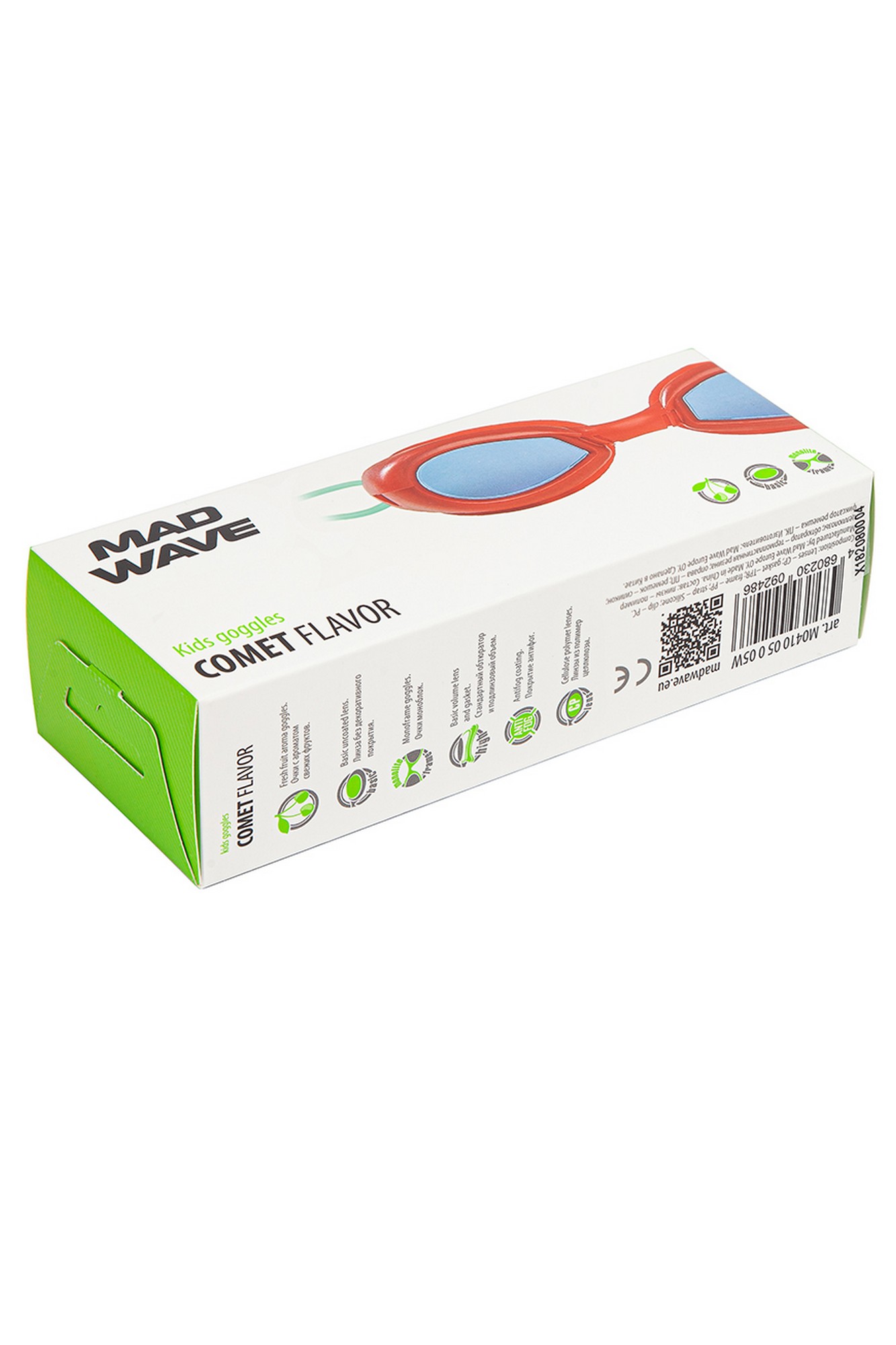 Очки для плавания детские Mad Wave Comet Flavor M0410 05 0 05W
