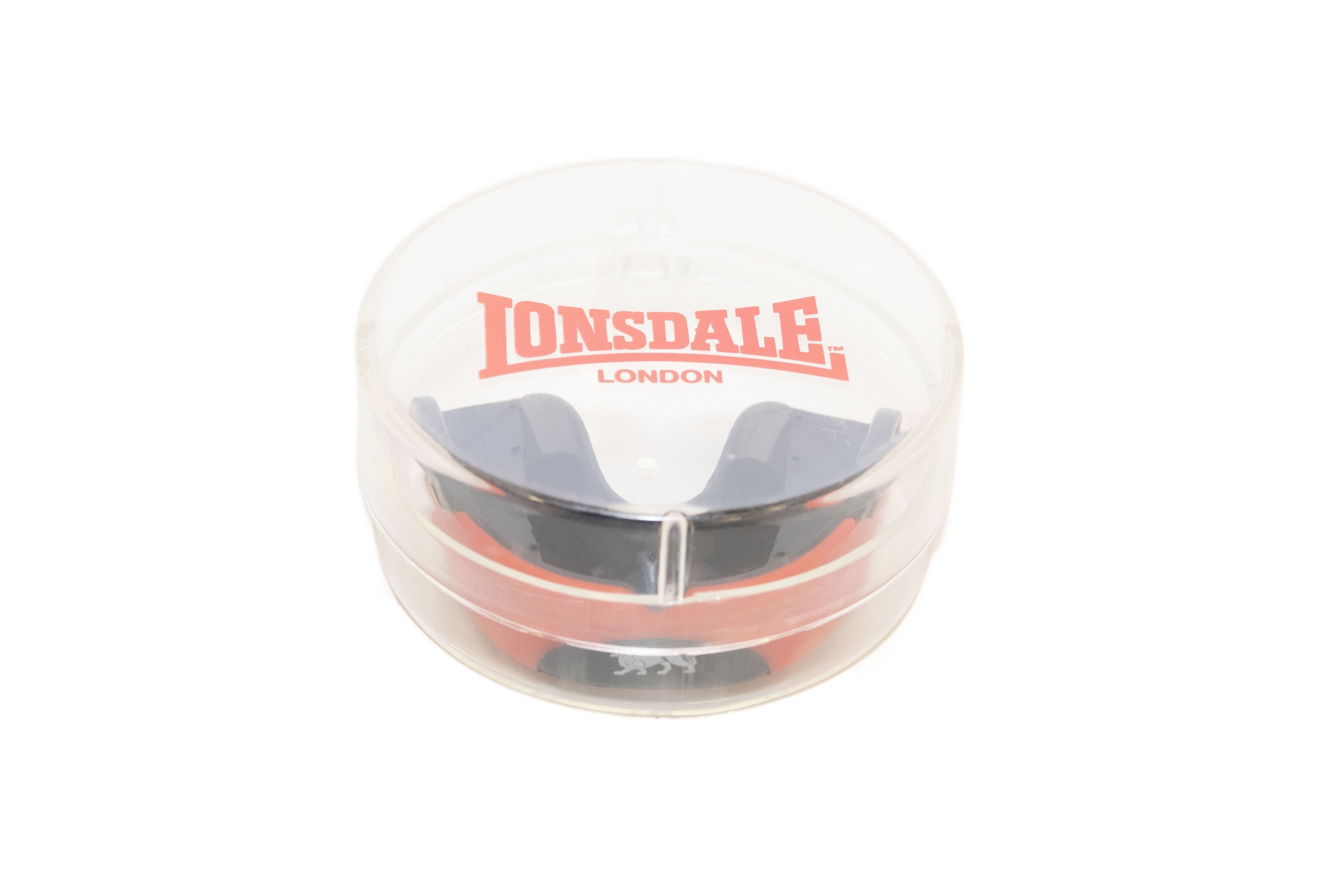 Капа 1-челюстная Lonsdale Lion Guard 160069 BK/RD черный\красный