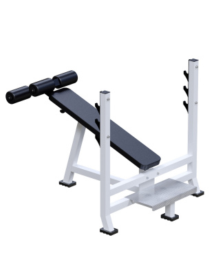 Скамья для штанги со стойками с обратным наклоном ARMS AR013 | Premium Fitness