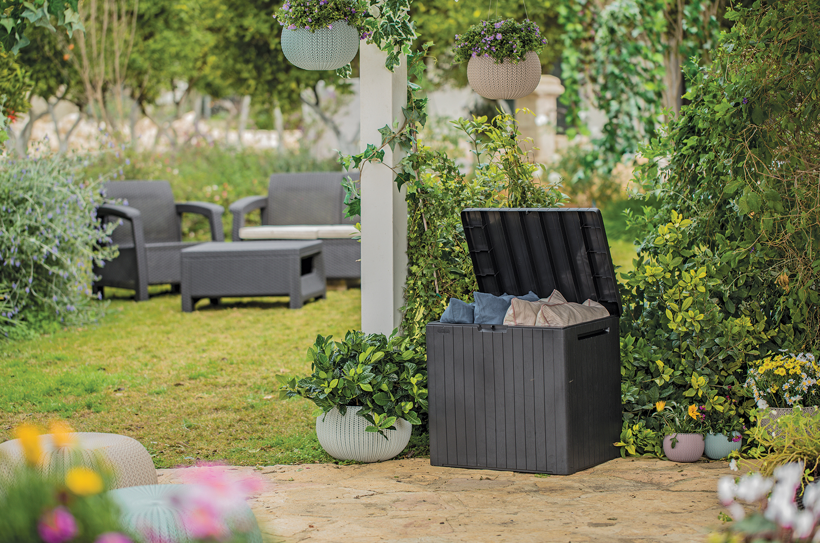 Сундук, графит CITY STORAGE BOX 113 L